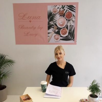 Former beauty student - and now business owner - Lucy Latham