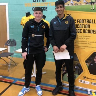 STUDENTS GET LOWDOWN ON FOOTBALL CAREER FROM WOLVES PLAYER