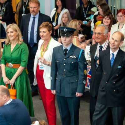 ROYAL GUESTS JOIN IN COLLEGE'S CORONATION BIG LUNCH
