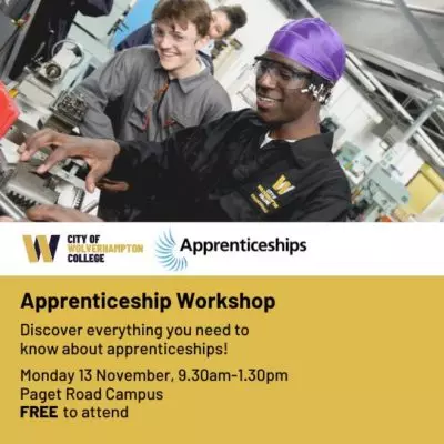 APPRENTICESHIP HELP ON OFFER FROM COLLEGE